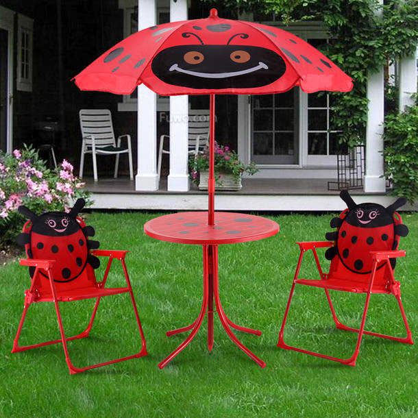 Harriet Bee Manningtree Premium Umbrella Kids Outdoor Chair & Reviews Wayfair